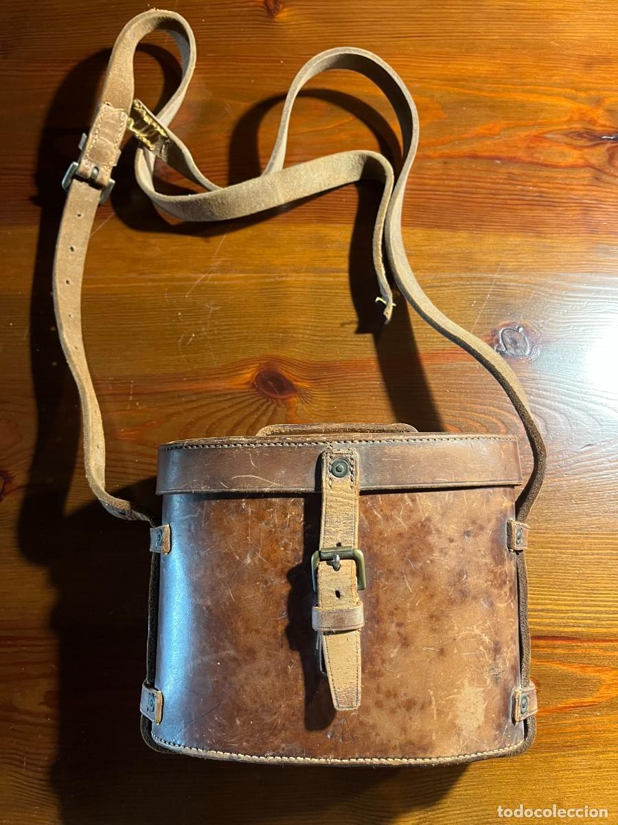 Militaria: ESTUCHE DE CUERO ANTIGUA PARA PRISMATICOS