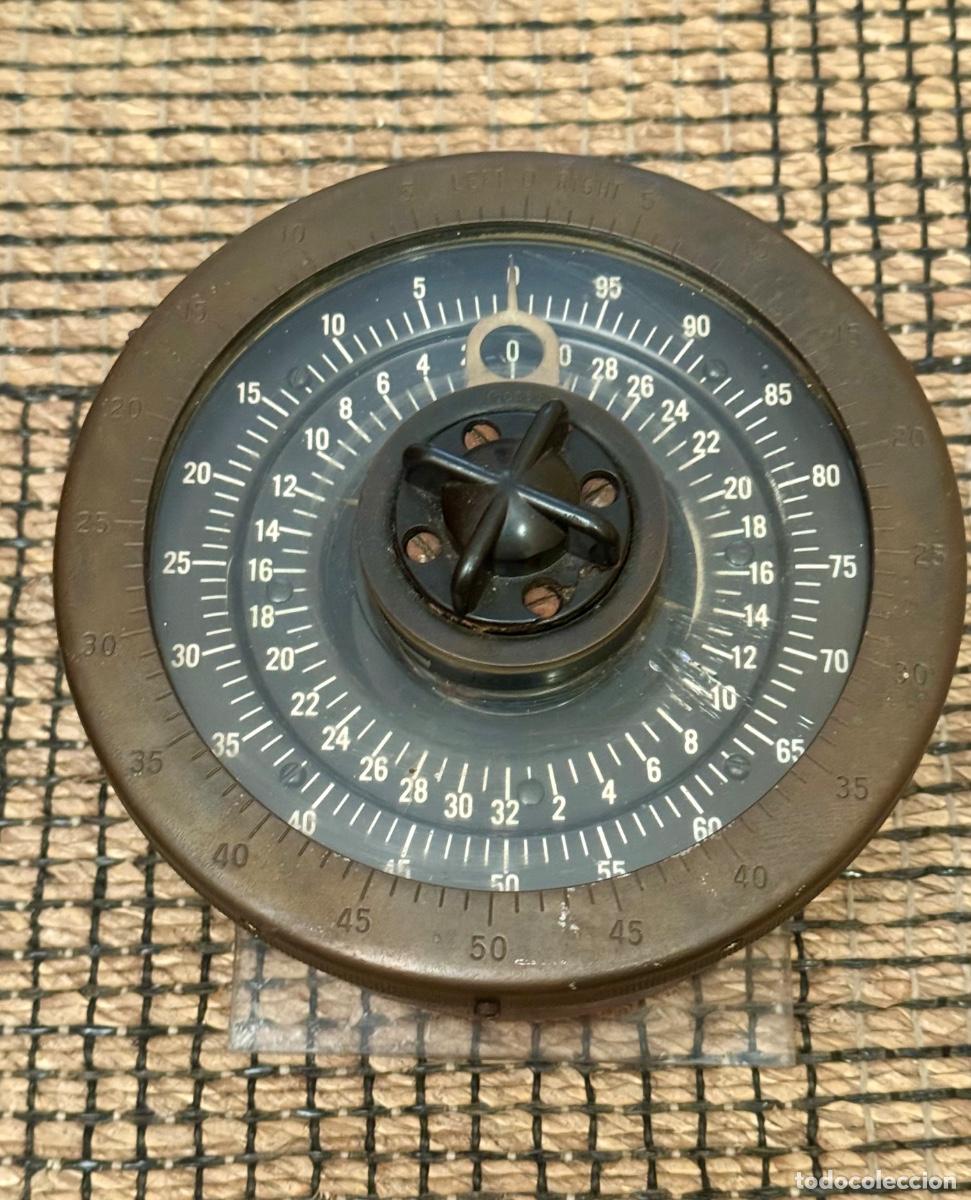 Militaria: INDICADOR DE AZIMUT M21 - TANQUE MILITAR -SEGUNDA GUERRA MUNDIAL -5,3 KILOS .!