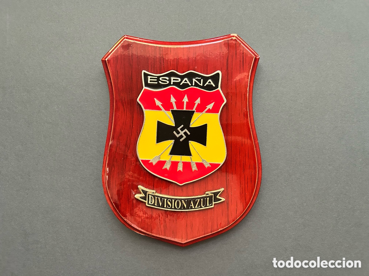 Militaria: Metopa de la Divisi&oacute;n Azul &ndash; Espa&ntilde;a &ndash; II Guerra Mundial &ndash; WWII