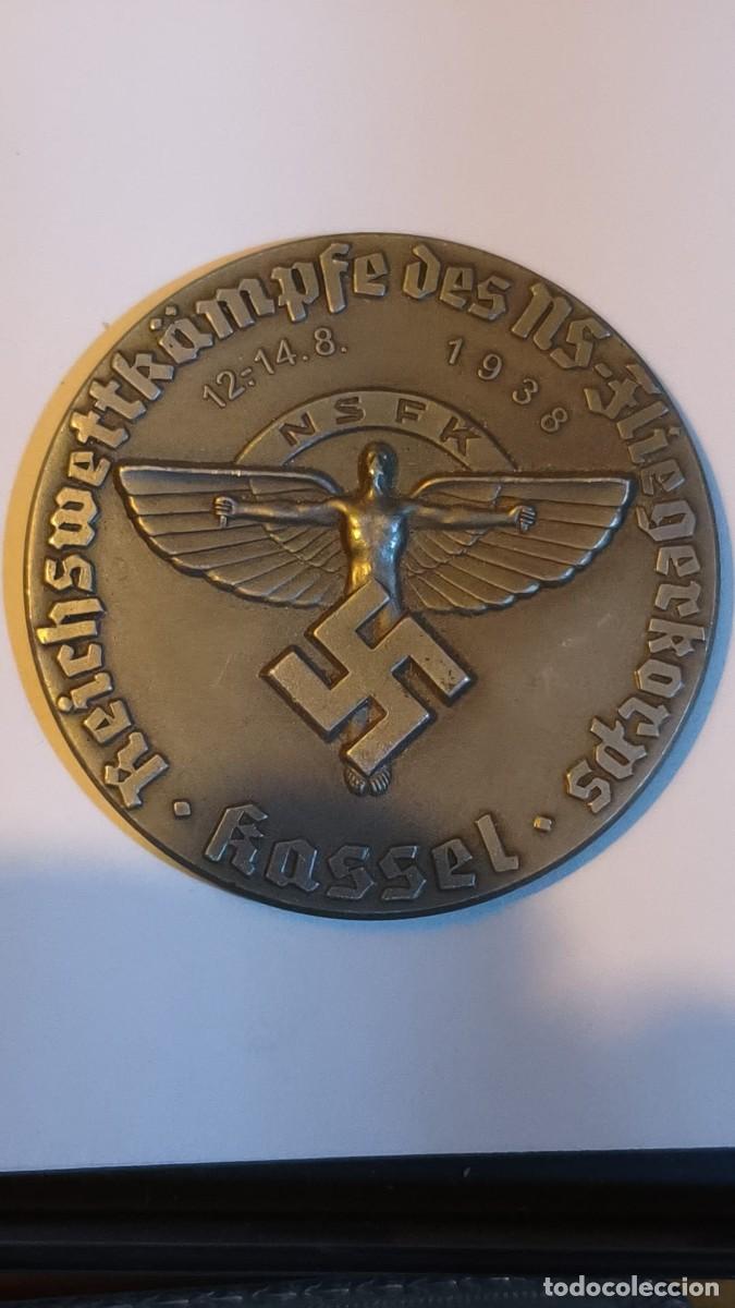 Militaria: Placa de NSFK competici&oacute;n de vuelo NSDAP