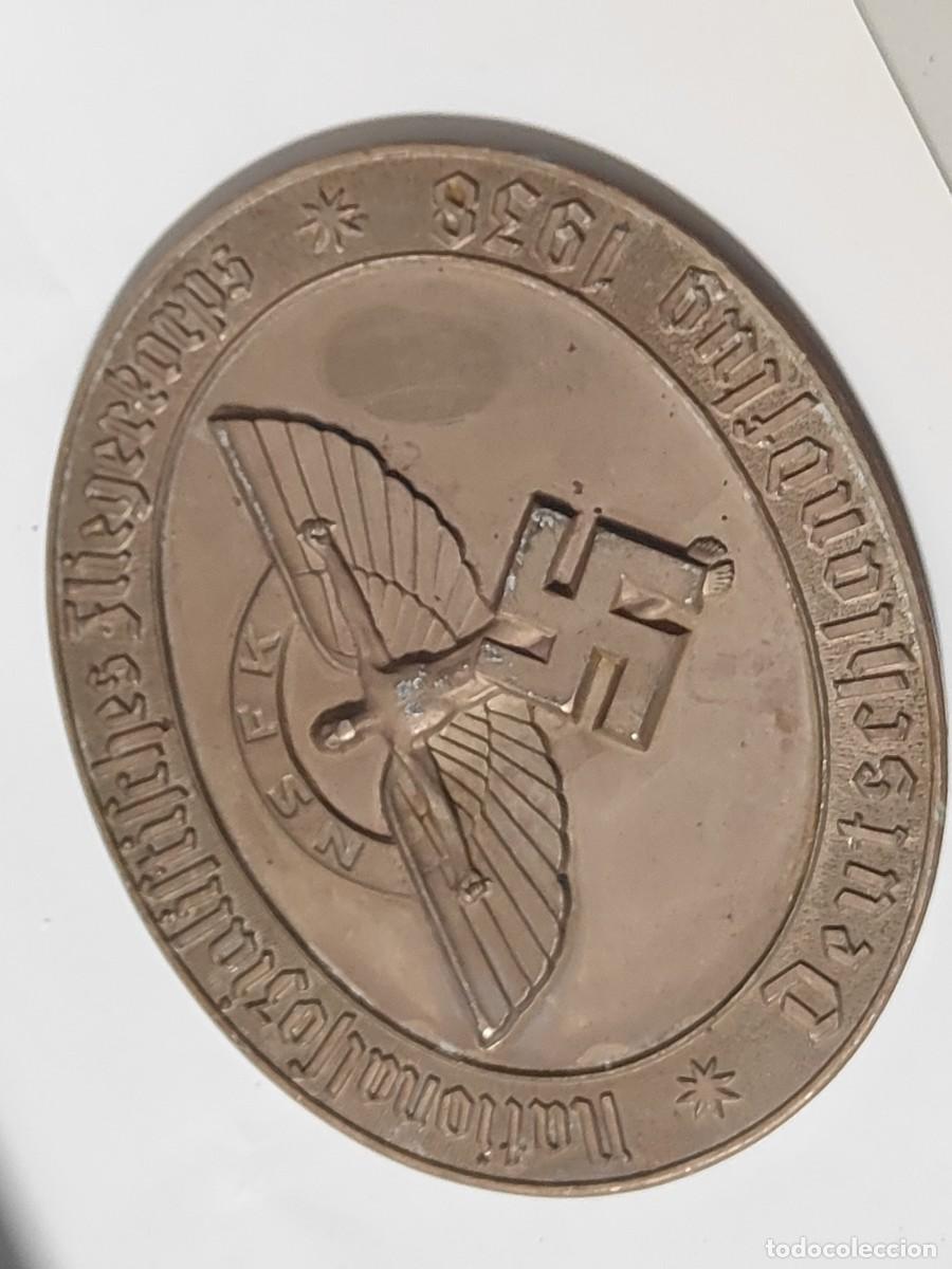 Militaria: Placa de NSFK competici&oacute;n de vuelo NSDAP
