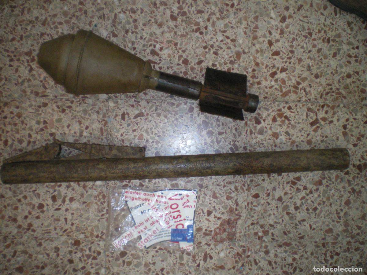 Militaria: PANZERFAUST M 60 ANTICARRO, ALEMAN , SEGUNDA GUERRA MUNDIAL