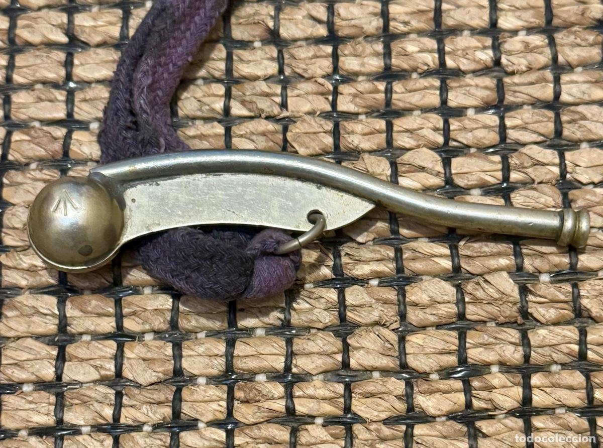 Militaria: ROYAL NAVY - CHIFLE-SILBATO CONTRAMAESTRE -SEGUNDA GUERRA MUNDIAL (WWII)