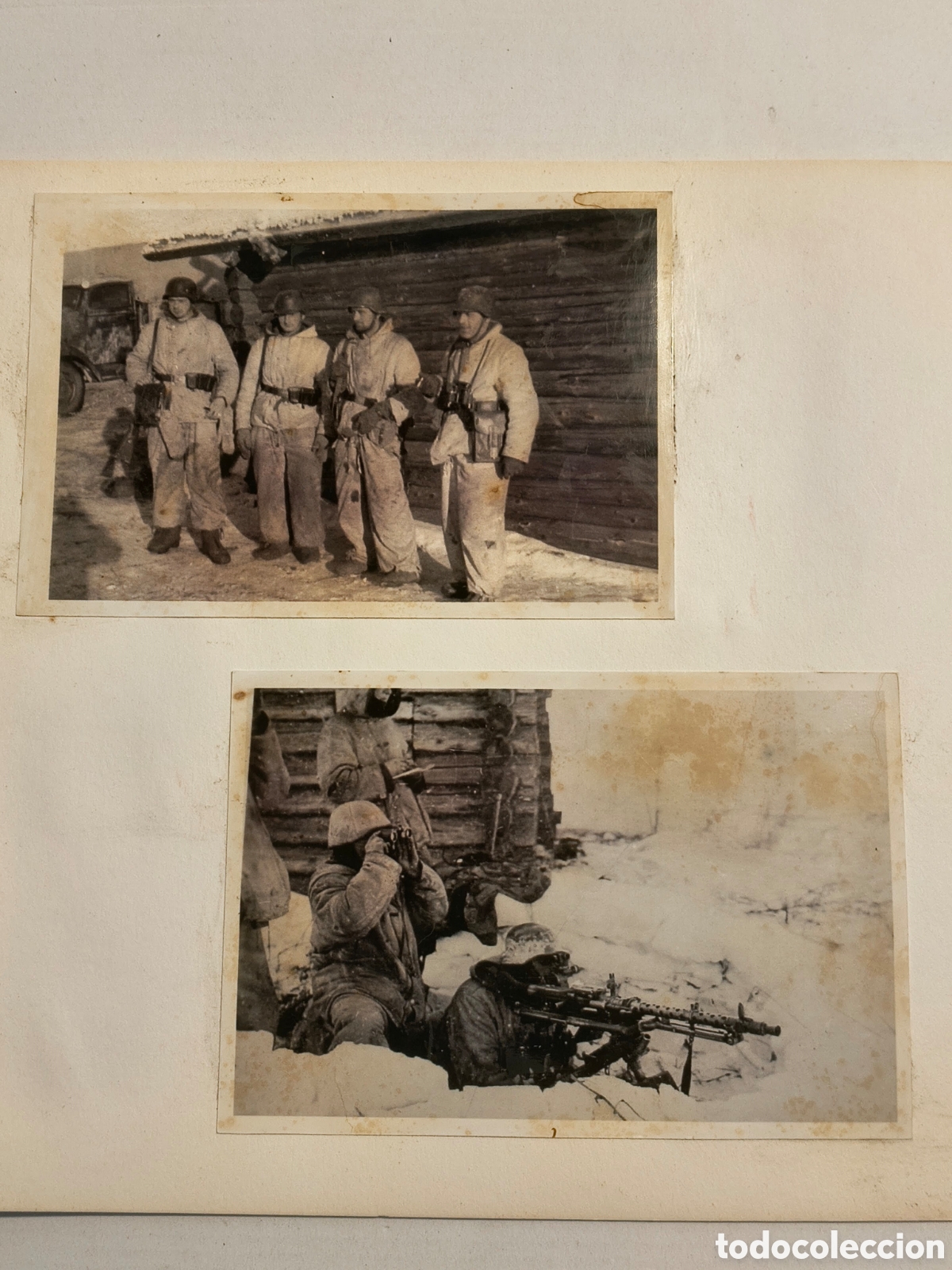 Militaria: Militaria lote 8 fotografias Wehrmacht na frente leste ( R&uacute;ssia)