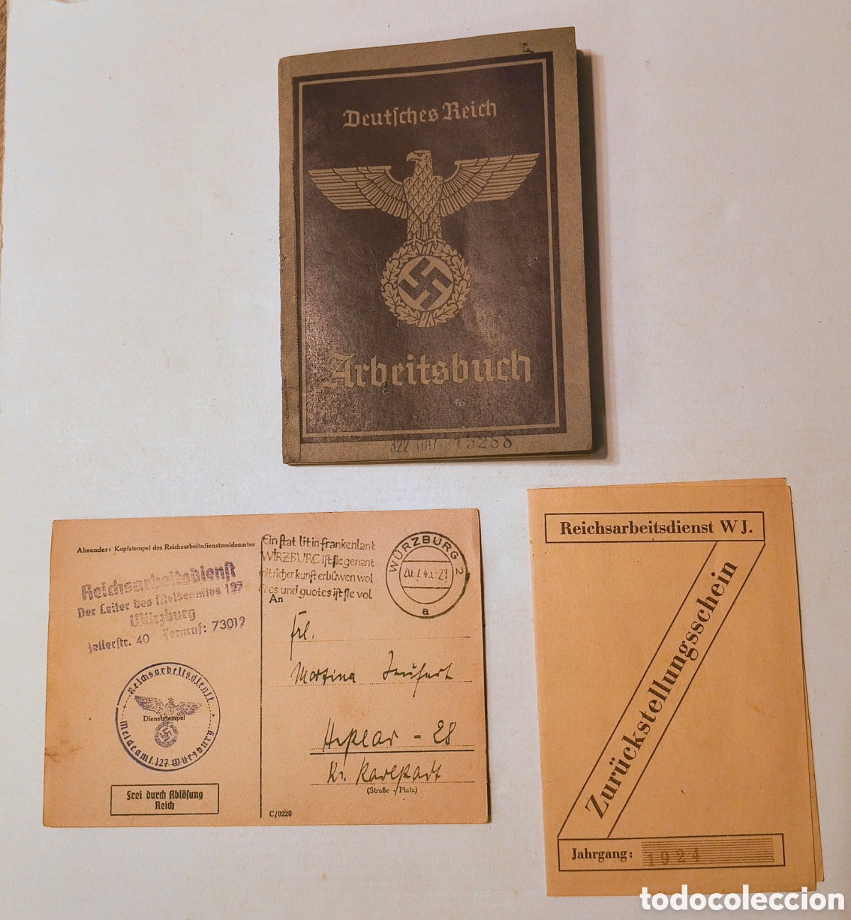 Militaria: Documentaci&oacute;n de militaria del RADwJ de 1942, de Martina Sufert