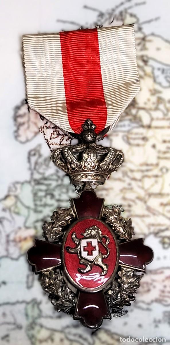 Militaria: MEDALLA AL M&Eacute;RITO DE LA CRUZ ROJA DE BELGICA.SEGUNDA GUERRA MUNDIAL.