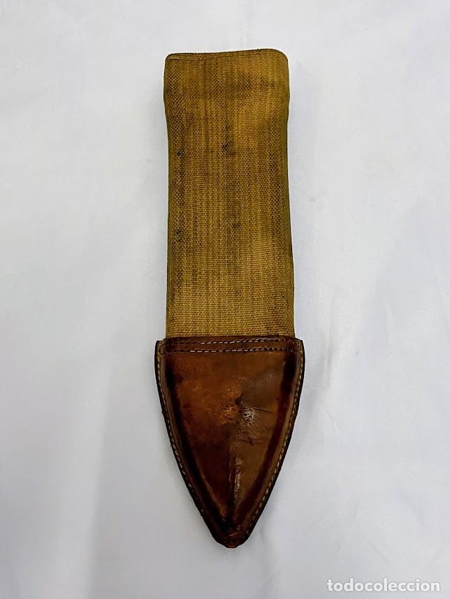 Militaria: Funda original para cuchillo Bolo