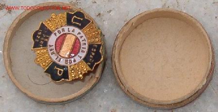 Militaria: Insignia de ojal esmaltada - Foto 1