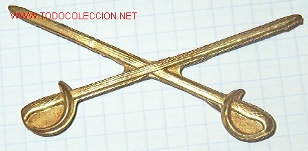 Militaria: Insignia de caballer&iacute;a de 6 x 2,5 cms. - Foto 1