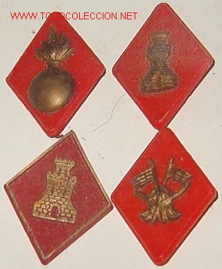 Militaria: 4 rombos variantes de plastico - Foto 1