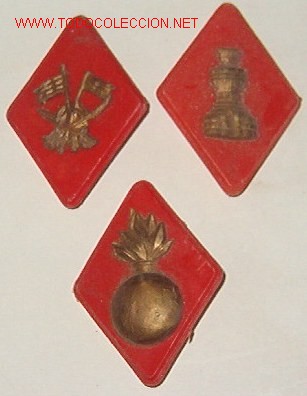 Militaria: Tres rombos, variante , pl&aacute;stico - Foto 1