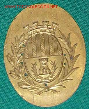 Militaria: Insignia de gorra de plato. - Foto 1