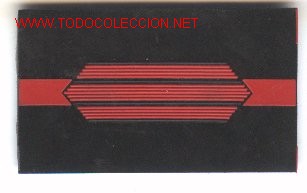Militaria: Insignia  galleta de graduaci&oacute;n, de la Legi&oacute;n, cabo.