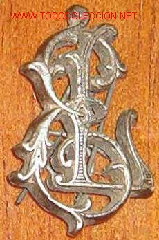 Militaria: Insignia de cuello, 26 cms - Foto 1