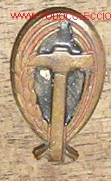 Militaria: Insignia de solapa del Sindicato Vertical - Foto 1