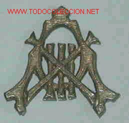 Militaria: Insignia AXIII,  1,5 x 1,5 cms. - Foto 1