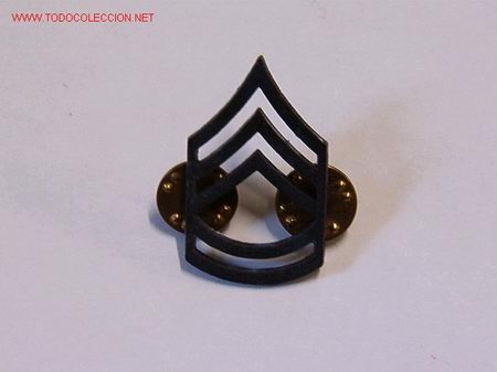 Militaria: Insignia de cuello de sargento - Foto 1