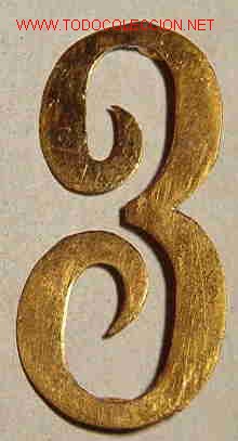 Militaria: Insignia n&ordm;3, para capote, 4 cms. - Foto 1
