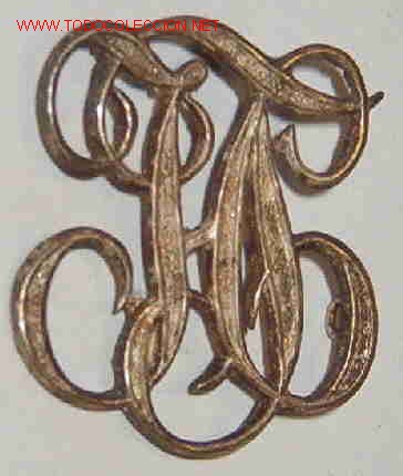 Militaria: Insignia de cuello plateada - Foto 1