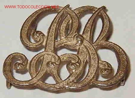 Militaria: Insignia de cuello plateada - Foto 1