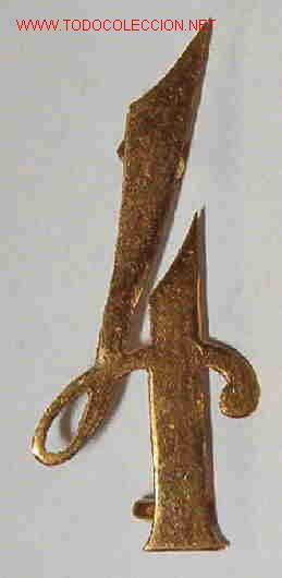 Militaria: Insignia de cuello n&ordm; 4, variante - Foto 1