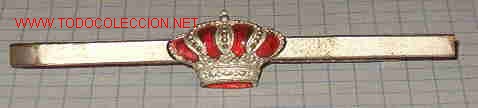Militaria: Pasacorbata con corona real - Foto 1