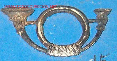 Militaria: Insignia de cuello, Cazadores - Foto 1