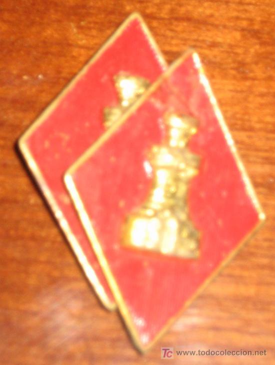 Militaria: 2 rombos de Ingenieros - Foto 1
