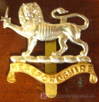 Militaria: Chapa inglesa de boina - Foto 1