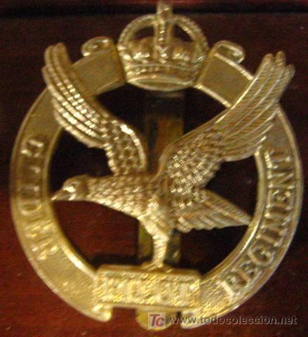 Militaria: Chapa inglesa de boina - Foto 1