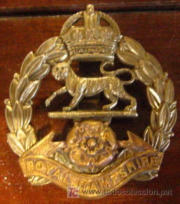 Militaria: Chapa inglesa de boina - Foto 1