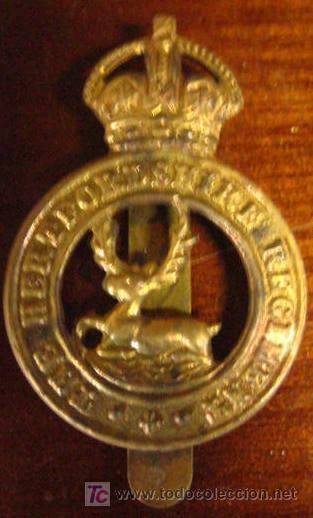 Militaria: Chapa inglesa de boina - Foto 1