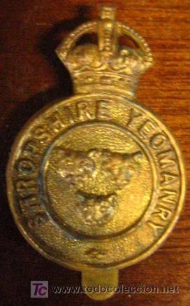 Militaria: Chapa inglesa de boina - Foto 1