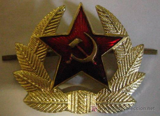 Militaria: Distintivo de gorra rusa - Foto 1