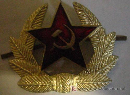 Militaria: Distintivo de gorra rusa - Foto 1