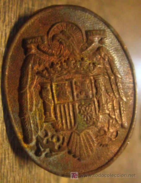 Militaria: Insignia ovalada de 28 x 22 cms - Foto 1