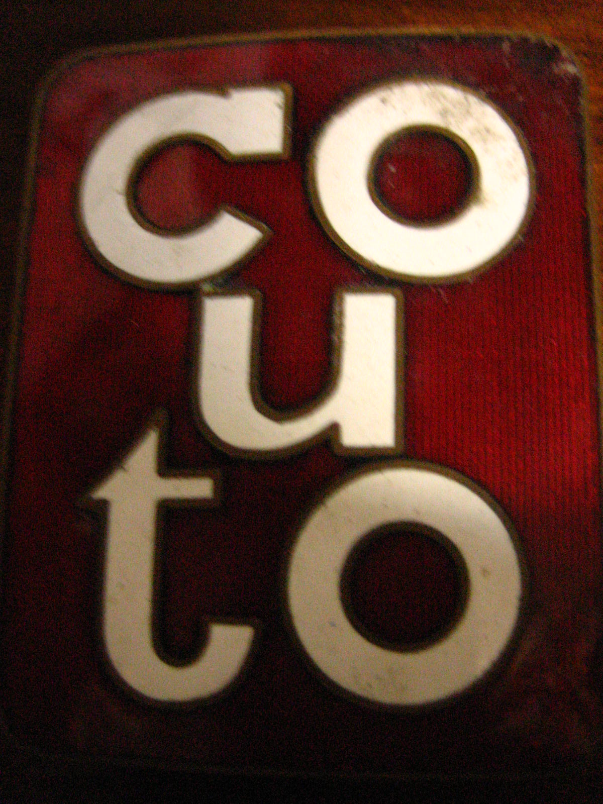 Militaria: Placa pulicitaria Couto - Foto 1