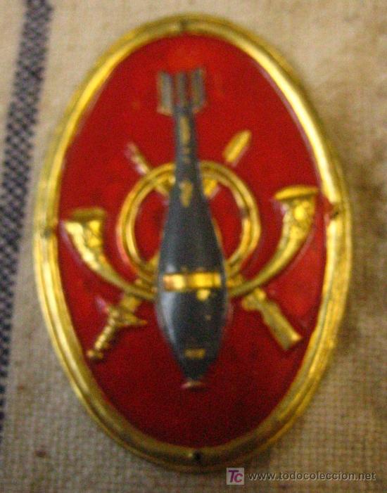 Militaria: Placa de pecho morteros - Foto 1