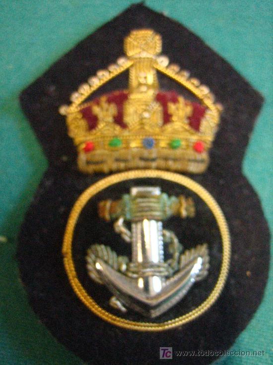 Militaria: Galleta de gorra marina inglesa - Foto 1