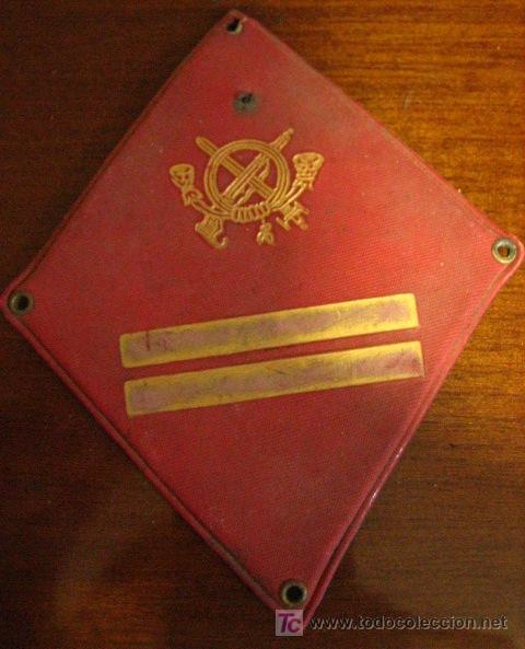 Militaria: Rombo de brazo, de pl&aacute;stico - Foto 1