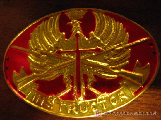 Militaria: Placa de instructor - Foto 1