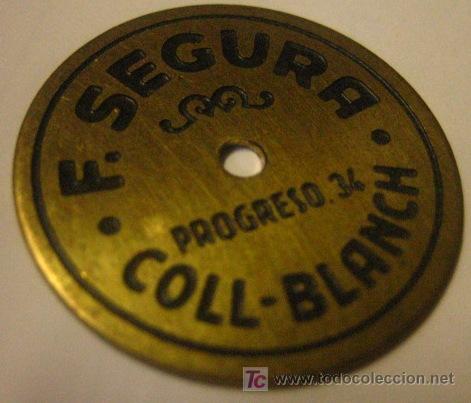 Militaria: Chapa de publicidad, 25 cms - Foto 1