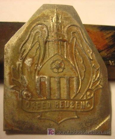 Militaria: Chapa Orfe&oacute; Reusenc, plateada - Foto 1