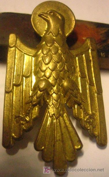 Militaria: Insignia de gorra de pilic&iacute;a, 55 x 3 cms - Foto 1