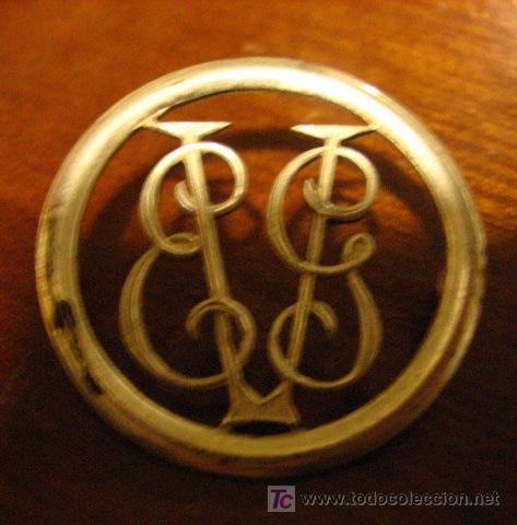 Militaria: Insignia de cuello de 3 cms de di&aacute;metro - Foto 1