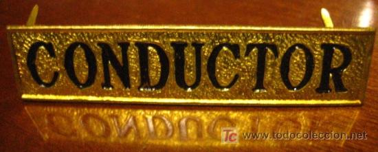 Militaria: Chapa de conductor - Foto 1