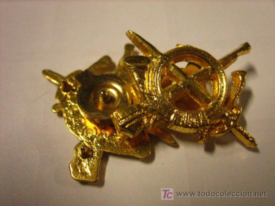 Militaria: Pareja de insignaias de cuello de rosca - Foto 1