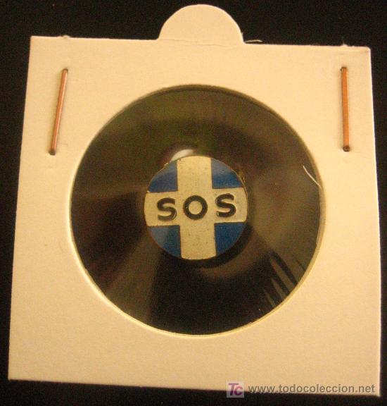 Militaria: Insignia ojal SOS - Foto 1