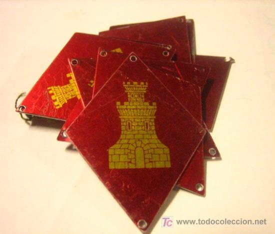 Militaria: Lote 10 rombos de ingenieros - Foto 1