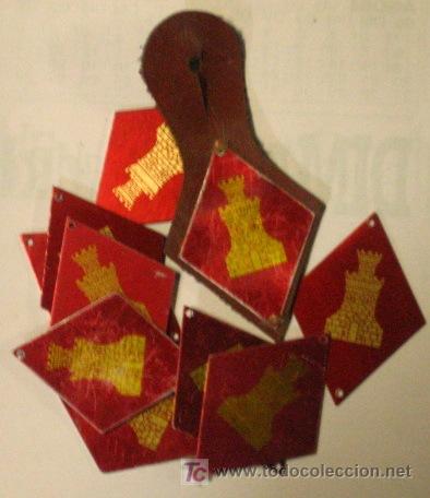 Militaria: Lote de 10 rombos de ingenieros. - Foto 1